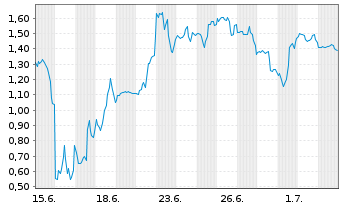 Chart Mini Future Short SPACE X - 1 Month