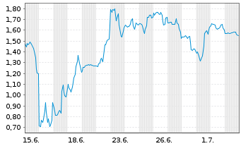 Chart Mini Future Short SPACE X - 1 Month