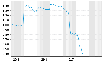 Chart Mini Future Short BYD - 1 Monat