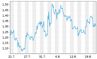 Chart Mini Future Long Bayer - 1 Monat