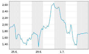 Chart Mini Future Long AMD - 1 Month