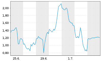 Chart Mini Future Long AMD - 1 Month