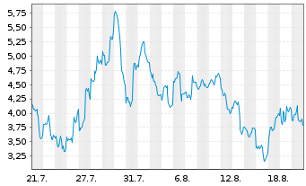 Chart Mini Future Short Micron - 1 Month