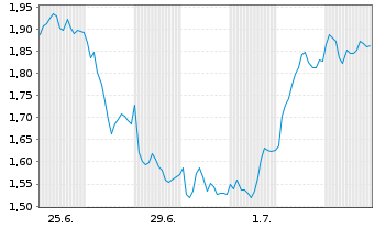 Chart Mini Future Long BMW - 1 Monat