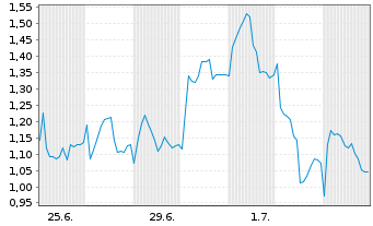 Chart Mini Future Short LVMH - 1 Monat