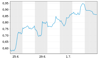 Chart Mini Future Short Oracle - 1 Month