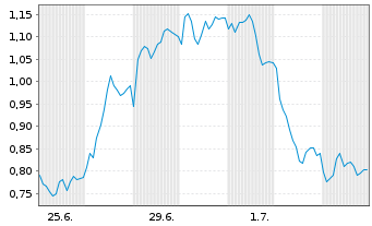 Chart Mini Future Short BMW - 1 Monat