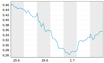 Chart Mini Future Long freenet - 1 Month