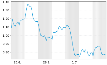 Chart Mini Future Short TeamViewer - 1 Monat