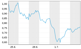 Chart Mini Future Long TotalEnergies - 1 Monat