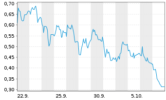 Chart Mini Future Long RWE - 1 Monat