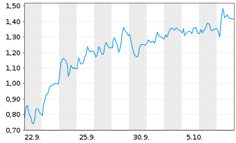 Chart Mini Future Short BMW - 1 Monat