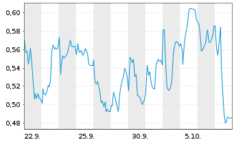 Chart Mini Future Short Puma - 1 Month