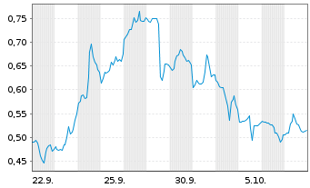 Chart Mini Future Short Oracle - 1 Month