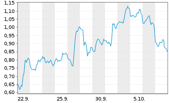 Chart Mini Future Short Netflix - 1 Month