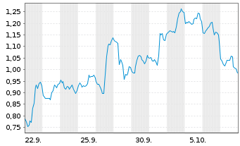 Chart Mini Future Short Netflix - 1 Month