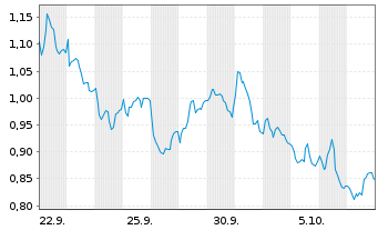 Chart Mini Future Short Shell - 1 Month