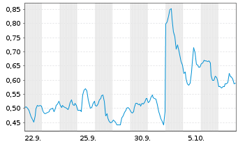 Chart Mini Future Short Nike - 1 Month