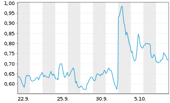 Chart Mini Future Short Nike - 1 Month