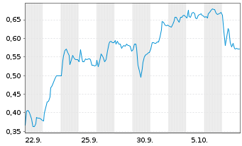 Chart Mini Future Short Porsche - 1 Month