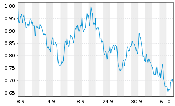 Chart Mini Future Short Shell - 1 Month