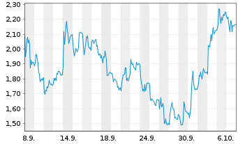 Chart Mini Future Long TeamViewer - 1 Monat