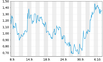 Chart Mini Future Long TeamViewer - 1 Monat