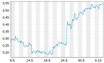 Chart Mini Future Long Evonik - 1 Month