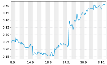 Chart Mini Future Long Evonik - 1 Month