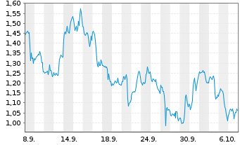 Chart Mini Future Long Salesforce.com - 1 Month