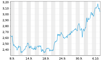 Chart Mini Future Long Linde - 1 Monat