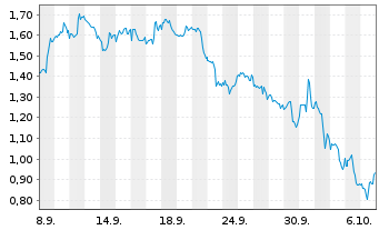 Chart Mini Future Short Linde - 1 Monat