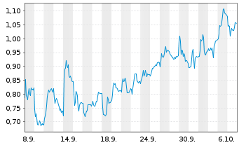 Chart Mini Future Long Deutsche Boerse - 1 Monat