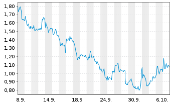 Chart Mini Future Long Stellantis - 1 Month