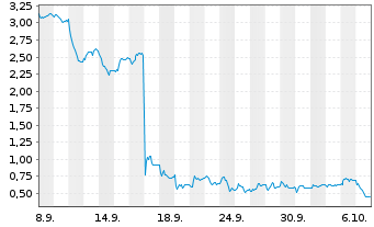 Chart Mini Future Long Bilfinger - 1 Monat