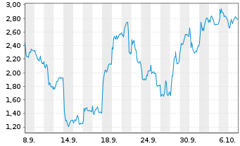 Chart Mini Future Long Siltronic - 1 Month