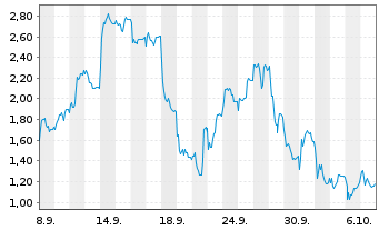 Chart Mini Future Short Siltronic - 1 Month
