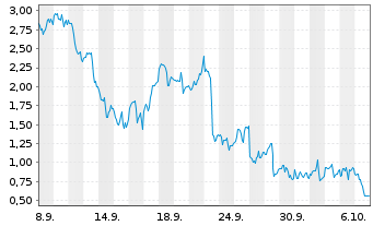 Chart Mini Future Long Endeavour Silver - 1 Month