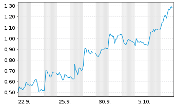 Chart Mini Future Short RENK Group - 1 Monat