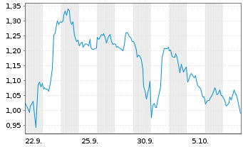 Chart Mini Future Short Alphabet - 1 Month