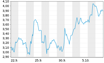 Chart Mini Future Long AMD - 1 Month