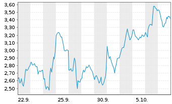 Chart Mini Future Long AMD - 1 Month
