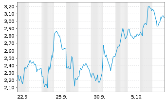 Chart Mini Future Long AMD - 1 Month