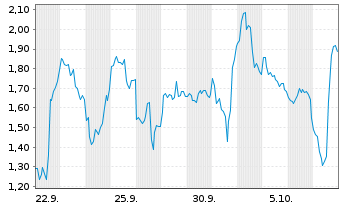 Chart Mini Future Long Micron - 1 Month