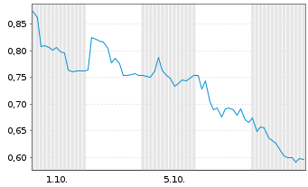 Chart Mini Future Long Verbio Vereinigte Bioenergie - 1 Month