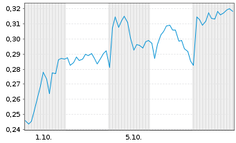 Chart Mini Future Long Evonik - 1 Month