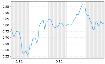 Chart Mini Future Long Bloom Energy - 1 Monat