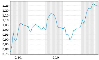 Chart Mini Future Short Salzgitter - 1 Month