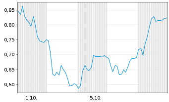 Chart Mini Future Short PVA TePla - 1 Month