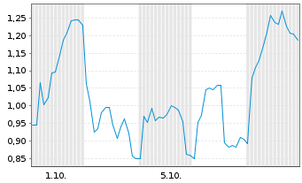 Chart Mini Future Short 2G Energy - 1 Monat